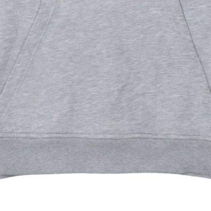 Adidas Men's Grey Pullover Hoodie M Regular Fit Sports Fleece