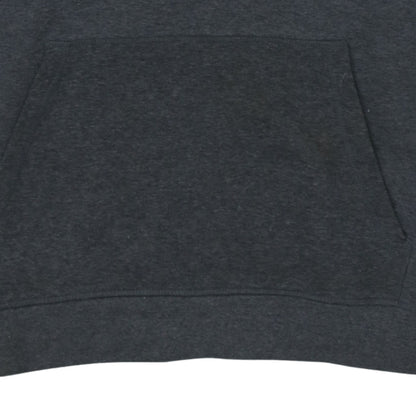 Reebok Men's Grey Hoodie L Pullover Logo Cotton Blend Warm Sweatshirt