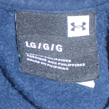 Under Armour Men's Blue Pullover Hoodie Size L Regular Fit