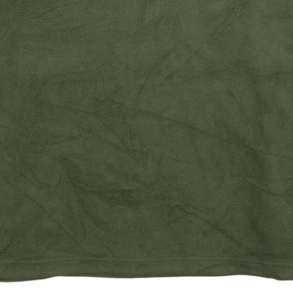 Adidas Men's Green Fleece 1/4 Zip Pullover Sweatshirt M