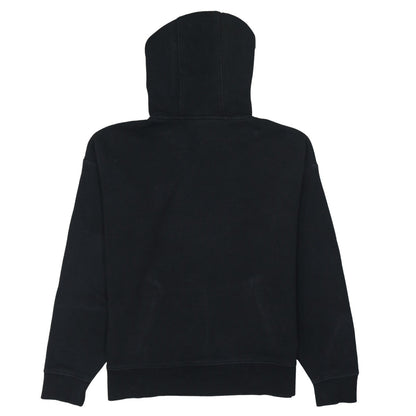 Fila Women Black Pullover Hoodie Medium Cotton Blend Casual