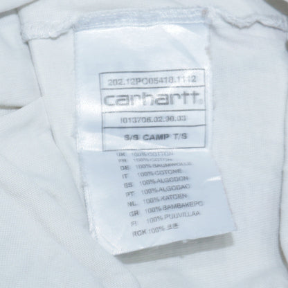 Carhartt Men's White CRHT Camp Detroit Graphic T-Shirt Size M