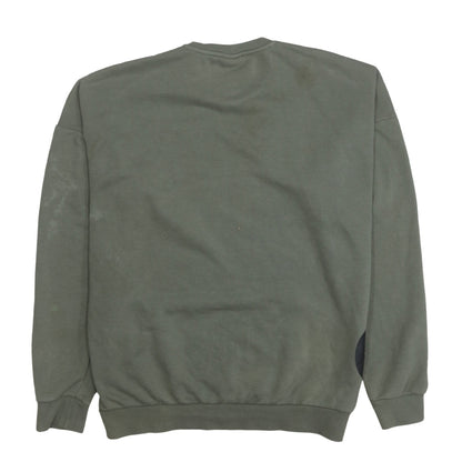Adidas Men’s Green Logo Pullover Sweatshirt Size M