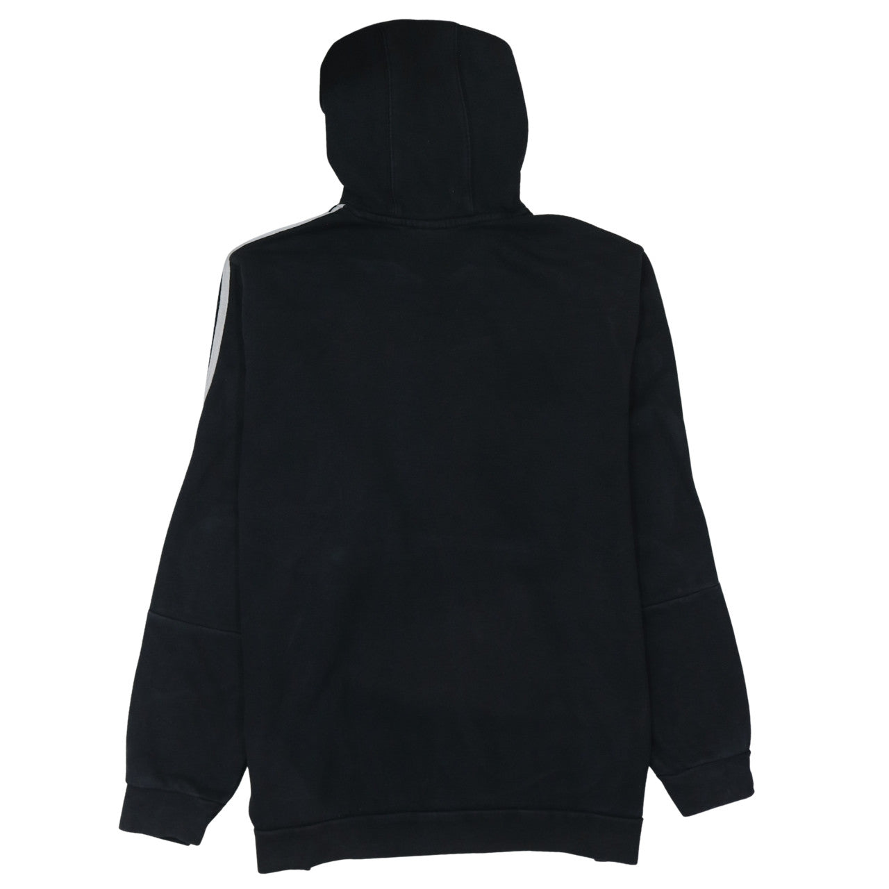 Adidas Mens Black 2XL Pullover Hoodie with Logo and Pockets