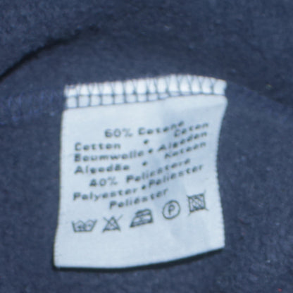 Kappa Men Blue Logo Pullover Sweatshirt Small Crew Neck