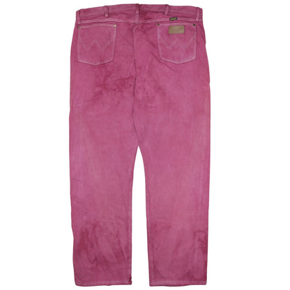 Wrangler Men's Pink Straight Leg Jeans 40x32 Cotton Denim Classic