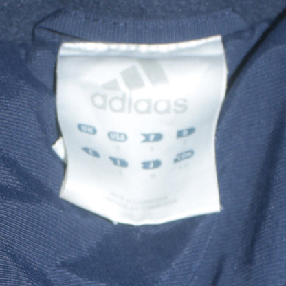 Adidas Men's Blue L Full Zip Lined Parka Jacket