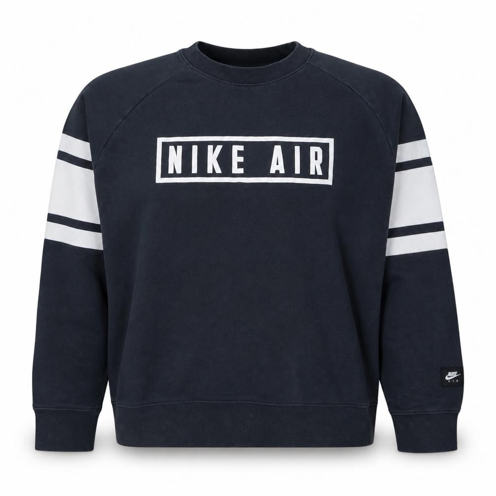 Nike Air Women's Black Cotton Blend Pullover Sweatshirt M
