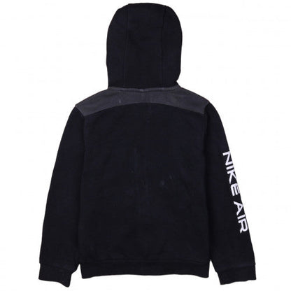 Nike Boys Black Full Zip Hoodie Sweatshirt - Size S (128-137cm)