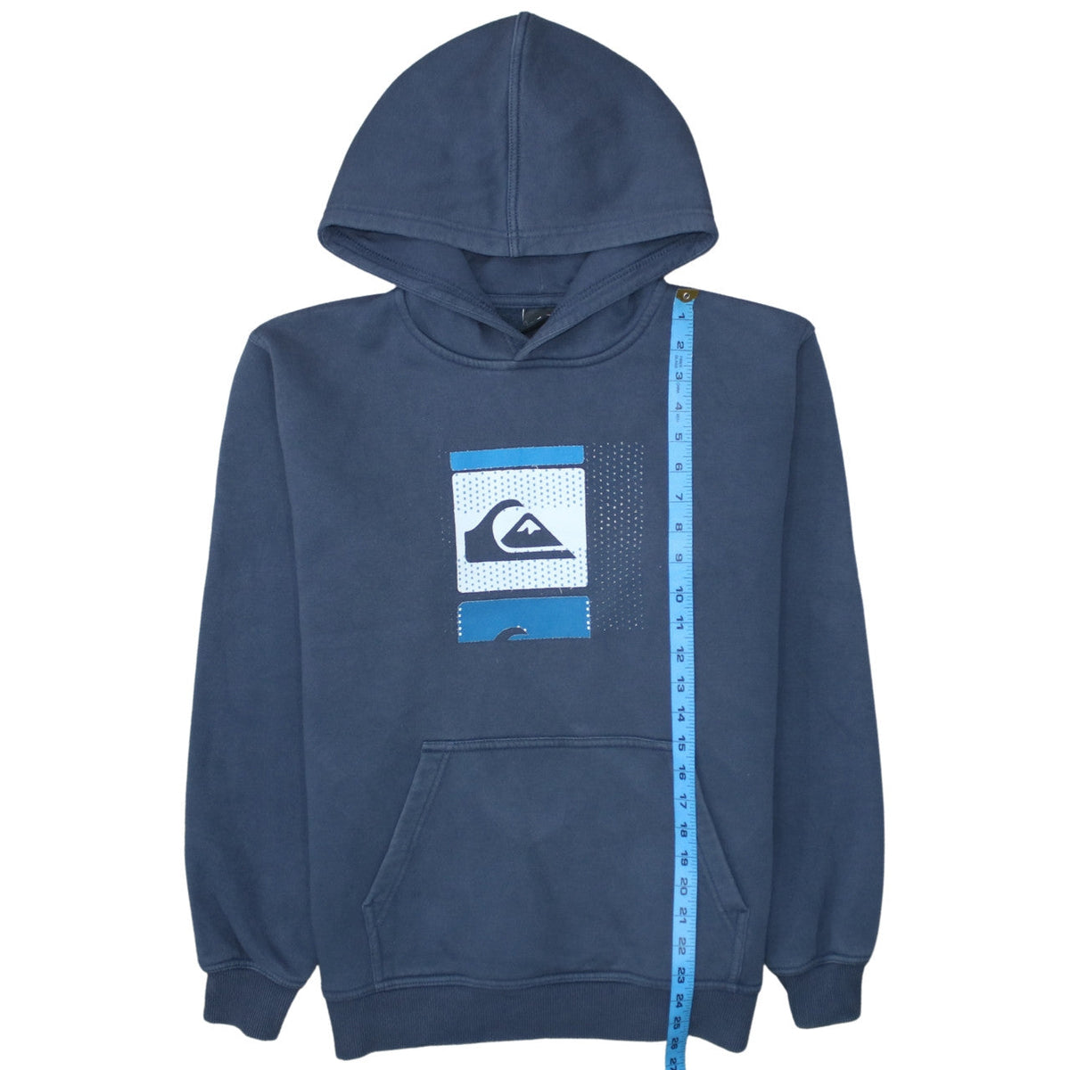 Quiksilver Teens Blue Pullover Hoodie Size 16 Cotton Blend