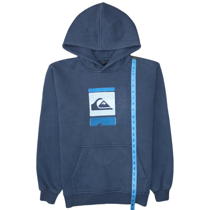 Quiksilver Teens Blue Pullover Hoodie Size 16 Cotton Blend
