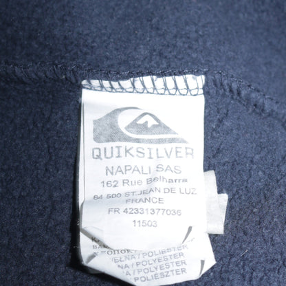 Quiksilver Teens Blue Pullover Hoodie Size 16 Cotton Blend