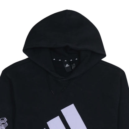 Adidas Mens Black Pullover Hoodie Size M Graphic Sportswear