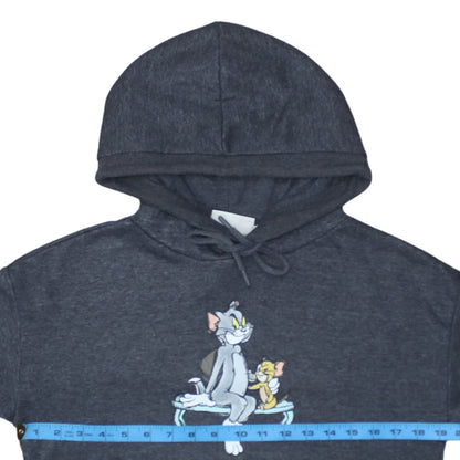 Primark Women’s Charcoal Tom and Jerry Pullover Hoodie 2XS