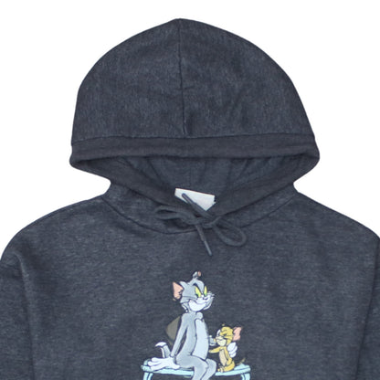 Primark Women’s Charcoal Tom and Jerry Pullover Hoodie 2XS