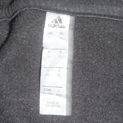 Adidas Men's Black XL Pullover Hoodie Fleece Sportswear