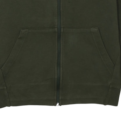 Puma Men's Green Full Zip Hoodie Size M Sports Casual