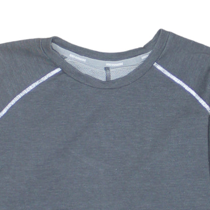 Nike Men's Grey Dri-Fit Running Long Sleeve Athletic Top Size S