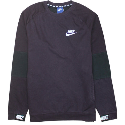 Nike Men's Black Pullover Crew Neck Sweatshirt Size M