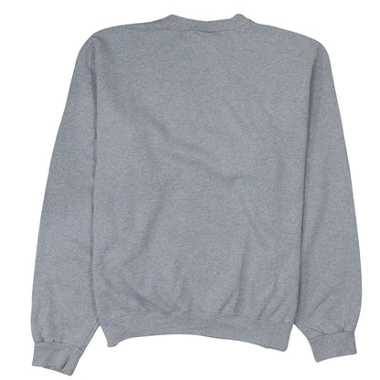 Champion Men's Grey XL Pullover Crew Neck Sweatshirt Radcliffe Embroidered Logo