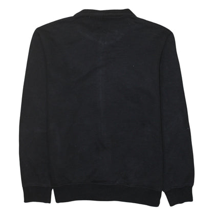 Champion Men's Black Small Track Jacket Full Zip Cotton Blend