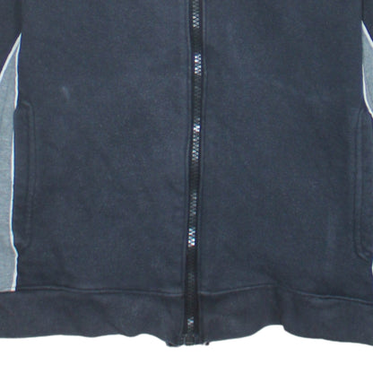 Under Armour Boys Black Full Zip Hoodie Size 10 Years Fleece ColdGear
