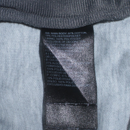 The North Face Boys Grey Colourblock 1/4 Zip Hoodie XL Cotton Blend