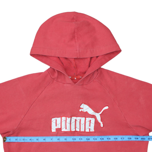 Puma Women’s Pink Pullover Hoodie Sweatshirt Size 14 UK Cotton Blend