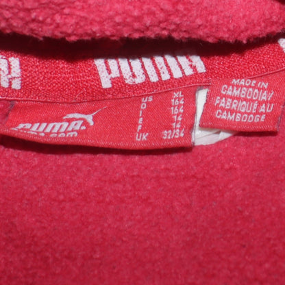 Puma Women’s Pink Pullover Hoodie Sweatshirt Size 14 UK Cotton Blend