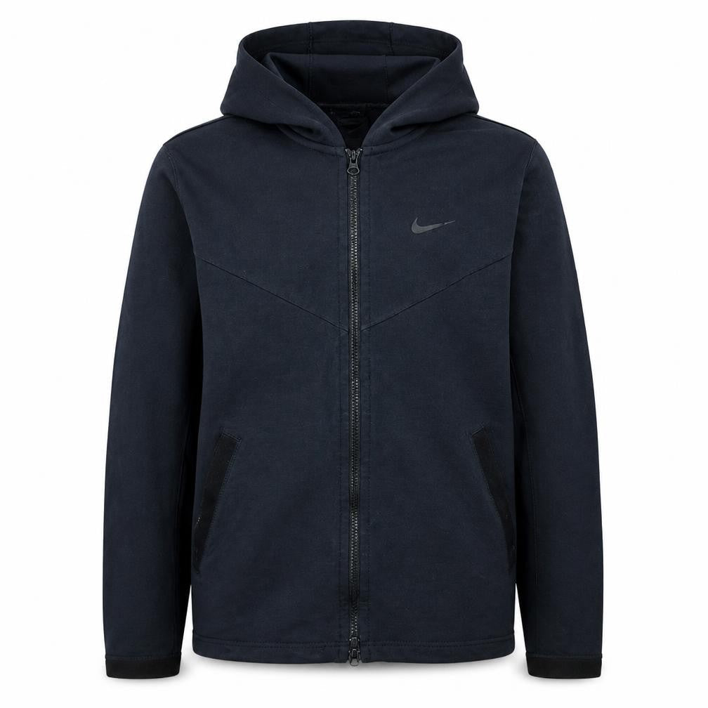Nike Men's Black Full Zip Hoodie M Viscose Blend Casual Sportswear