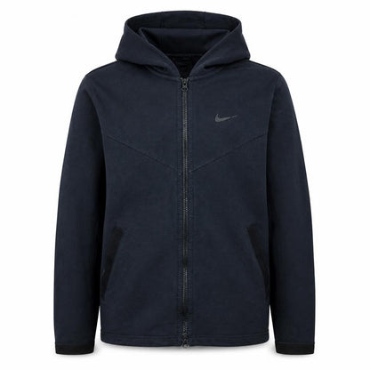 Nike Men's Black Full Zip Hoodie M Viscose Blend Casual Sportswear
