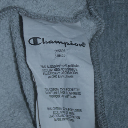 Champion Boys Grey Hoodie 15-16 Years Pullover Fleece Logo Sweatshirt