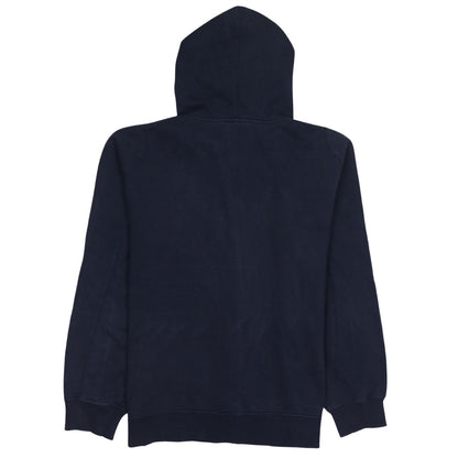 Fila Men's Blue Full Zip Hoodie L Sports Logo Fleece Sweatshirt