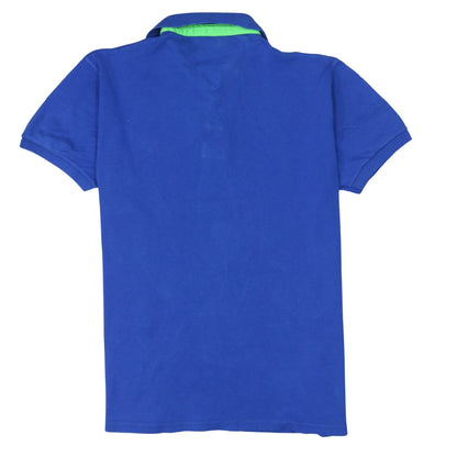 Hugo Boss Men's Blue 3XL Cotton Collared Short Sleeve Polo Shirt