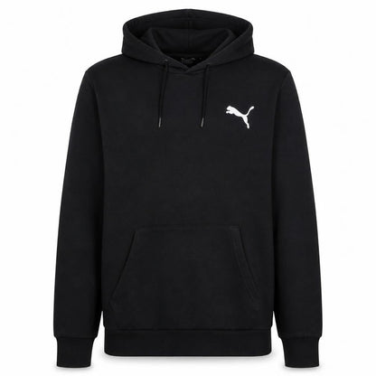 Puma Men's Black Pullover Hoodie Medium Fleece Sweatshirt