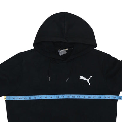 Puma Men's Black Pullover Hoodie Medium Fleece Sweatshirt
