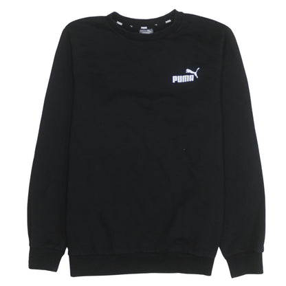 Puma Men's Black Crew Neck Sweatshirt Size M Regular Fit