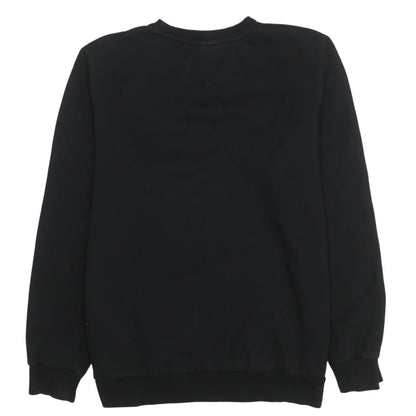 Puma Men's Black Crew Neck Sweatshirt Size M Regular Fit