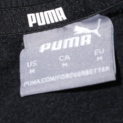 Puma Men's Black Crew Neck Sweatshirt Size M Regular Fit