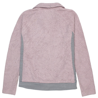 Fila Women Pink Fleece Full Zip Sport Jacket Size S