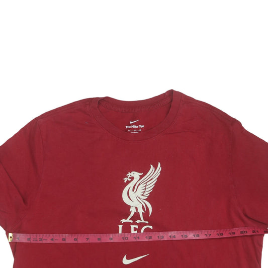 Nike Men's Red Liverpool FC Graphic Short Sleeve T-Shirt XL