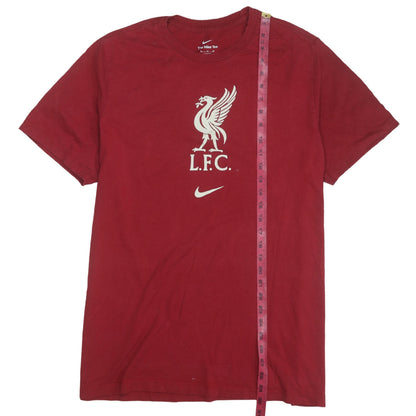 Nike Men's Red Liverpool FC Graphic Short Sleeve T-Shirt XL
