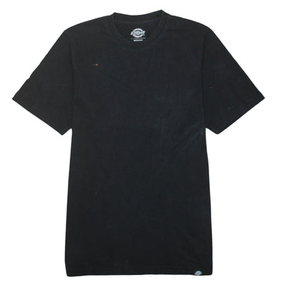 Dickies Men's Black Cotton Crew Neck Short Sleeve T-Shirt Medium