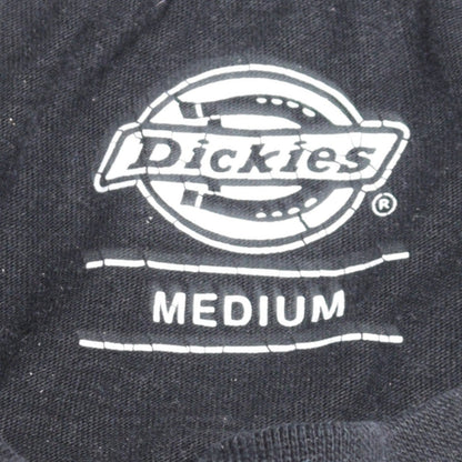 Dickies Men's Black Cotton Crew Neck Short Sleeve T-Shirt Medium