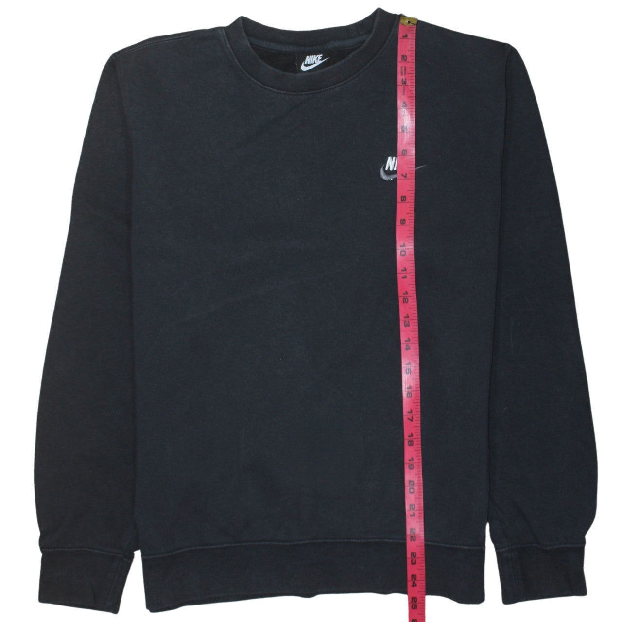 Nike Men's Black Crew Neck Cotton Sweatshirt Size S