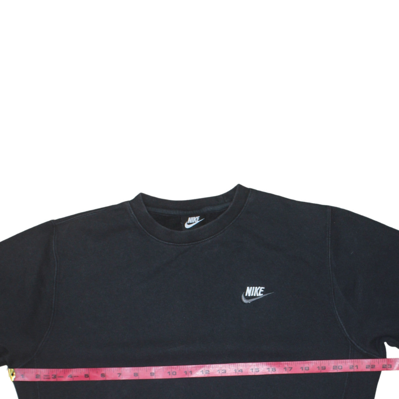 Nike Men's Black Crew Neck Cotton Sweatshirt Size S