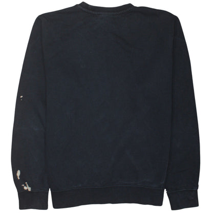 Nike Men's Black Crew Neck Cotton Sweatshirt Size S
