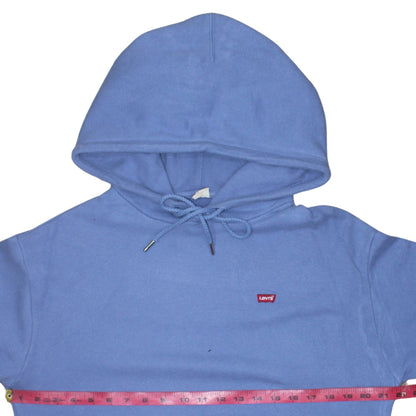 Levi's Women's Blue Small Pullover Hoodie Cotton Casual