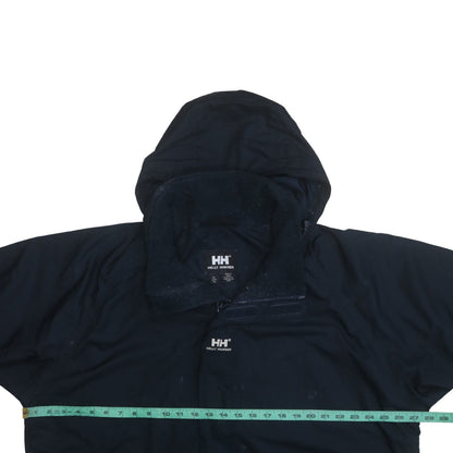 Helly Hansen Men's Black XL Waterproof Hooded Parka Jacket