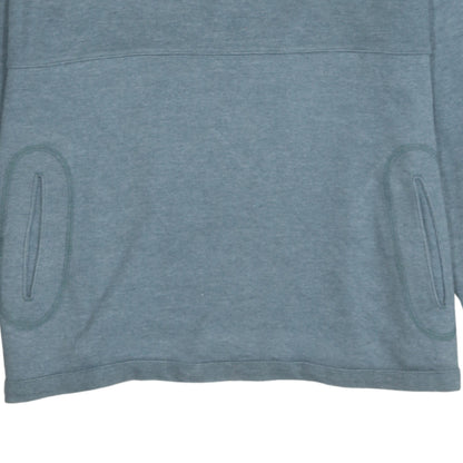 Reebok Women Blue Size 12 Pullover Sweatshirt Crew Neck Long Sleeve